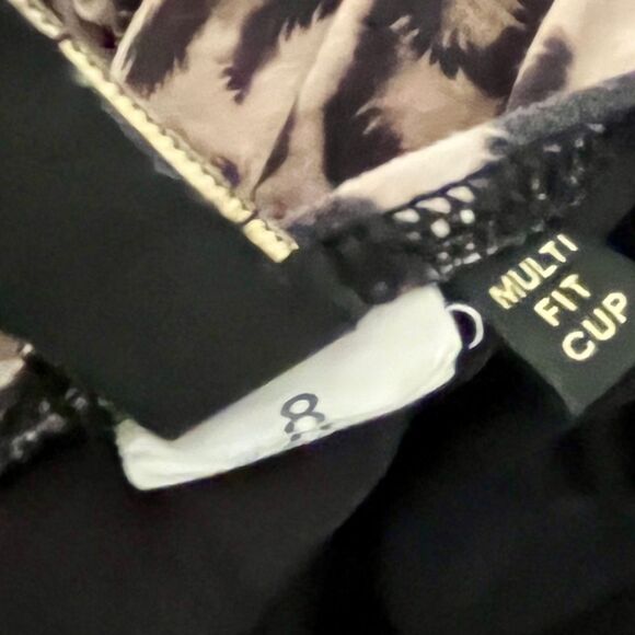 Nip Tuck Joanne Tummy Control Ruched Brown Black Leopard One Piece Swimsuit 8 - Picture 8 of 8